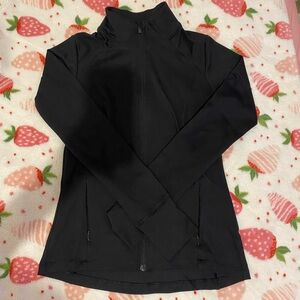 all in motion black zip up jacket